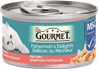 Gourmet Fisherman's Delights Zalm Kattenvoer #95;_85gr