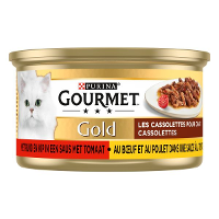 Gourmet Gold Les Cassolettes Duo van vlees in tomatensaus Per stuk