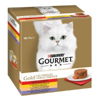 Gourmet Gold Hartig Torentje kattenvoer 2 verpakkingen (96 x 85 g)