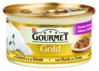 Gourmet Gold Luxe Mix Kalkoen en Eend 2 x 12 blikken