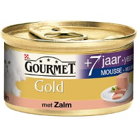Gourmet Gold Mousse met Zalm +7 per blikje OP is OP