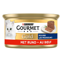 Gourmet Gold Mousse Tonijn kattenvoer per blik (OP is OP)