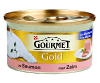 Gourmet Gold Fijne Mousse Zalm Kattenvoer 85 Gr