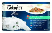 Gourmet Perle 4 Pack Pouch Vis Delicatesse Kattenvoer 4x85 Gr