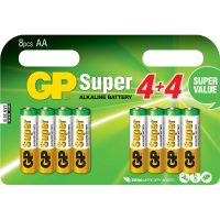 GP Batteries 15A Super Alkaline 8x AA Multipack 8 stuks