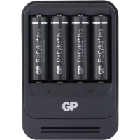 Snellader PB570 + 4 AA ReCyko+ Pro batterijen