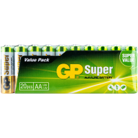 GP Batteries Super Alkaline AA (03015AS20) 20 stuks, 1.5V