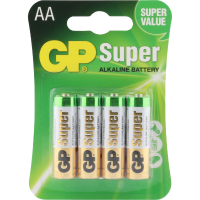 GP Batteries Super Alkaline AA   4 batterijen 4 stuks