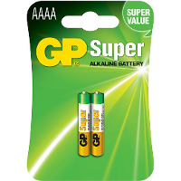 GP Batteries Super Alkaline AAAA, 2 stuks batterij