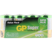 GP Batteries Super Alkaline D   4 batterijen 4 stuks