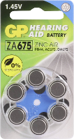 GP Knoopcel ZA675 1.4 V 6 stuk(s) 620 mAh Zink lucht GPZA675 / PR44