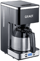 Graef FK 512 Koffiezetapparaat Zwart Capaciteit koppen: 8 Met thermoskan, Timerfunctie, Display