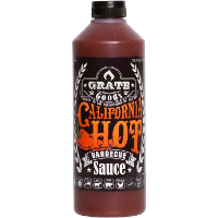 Grate Goods California Style Hot Barbecue Sauce saus 775 ml | Pittig en fruitig