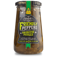 Grate Goods Friendly Peppers Barbecue Pickles 370 ml | Milde, fruitige Padrónpepers | Pickled with AllBrine by Kesbeke