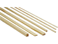 Graupner Grenen lijst (l x b x h) 1000 x 5 x 5 mm 10 stuks