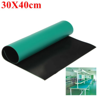 Green Desktop Anti Static Esd Grouding Mat 30x40cm For Electronics Repair