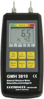 Greisinger GMH 3810 Materiaalvochtigheidsmeter Meetbereik bouwvochtigheid 4 tot 100 %Vol. Meetbereik houtvochtigheid 4 tot 100 %Vol. Temperatuurmeting