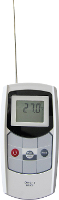Greisinger GMH2710 I Temperatuurmeter  70   +250 °C Sensortype Pt1000 IP65, Conform HACCP, Contactmeting, Stof  en spatwaterdicht (IP54)