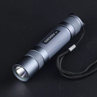 Grijs Convoy S2+ SST40 1800lm 5000K 6500K Temperatuurbescherming Management 18650 Zaklamp