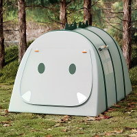 Groene Dinosaurustent met Opbergtas, Speeltent voor Kinderen met Raam Cadeau, Draagbaar en Snelle Opening Ontwerp, Voor