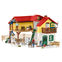 Schleich grote boerderij met stal en dieren 42407