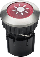 Grothe 63052 Belknop 1 voudig RVS 12 V/1,5 A