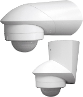 Grothe 94532 PIR bewegingsmelder Opbouw (op muur) 360 ° Relais Wit IP55
