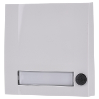 Grothe 51103 Belknop Met naambord Wit/zwart