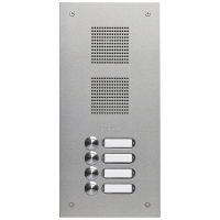 Grothe TS 788 1 4 Buitenunit voor Deurintercom RVS V2A (geborsteld)