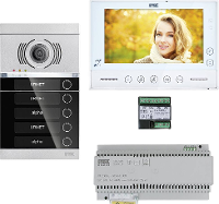 Grothe V 2V VMO ASU1 10WE Complete set voor Video deurintercom 2 draads, WiFi Zwart