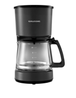 Grundig KM 4620 Koffiezetapparaat Zwart Capaciteit koppen: 10 Glazen kan, Warmhoudfunctie