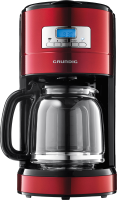Grundig KM 6330 Koffiezetapparaat Rood (metallic), Zwart, RVS Capaciteit koppen: 12 Display, Timerfunctie