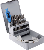 GSR 00708050 Schroefdraadsnijderset 23 delig Metrisch M3   M12 DIN 352, DIN 1814 HSS G 1 stuk(s)