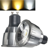 Gu10 3w Ultra Bright Led Cob Pure White Warm White Spot Lightting Bulb Ac85 265v