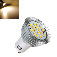 Gu10 6.4W 16 Smd 5630 Led Warm White Energy Saving Spot Bulb 185 265v
