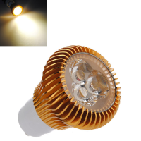 Gu10 6w 3 Led Warm White Led Spot Light Bulb Ac 110 240v