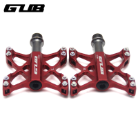 Gub Gc009 Ultralight Mtb Bmx Mountain Pedals 3 Bearings Platform Pedals Cnc Al6061+ Cr Mo Axis 240g