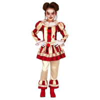 Halloween   Horror clown Candy verkleed kostuum voor meisjes