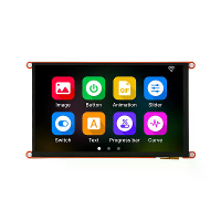 GUITION 7 inch IPS scherm capacitieve aanraak of zonder aanraakdisplay D121BBV 400MHz ondersteuning GUITION bovenste laa