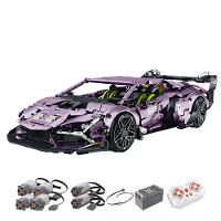 GULY 10653 MOC Technologie 1/10 Creatieve Supercar Model Bouwblok RC Auto 2074Pcs Stad DIY Blok Volwassen Speelgoed Gift