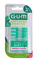 GUM Soft Picks Comfort Flex Cool Mint Large
