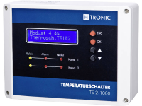 H Tronic 1114490 Temperatuurregelaar Pt1000  99 tot +850 Â°C Relais 3 A (l x b x h) 60 x 120 x 160 mm