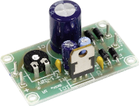 Spanningsregelaar printplaat voor LM 317 T