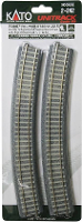 H0 Kato Unitrack 2 242 Gebogen rails 2 stuk(s)
