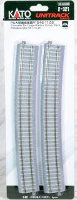H0 Kato Unitrack 2 321 Gebogen rails 4 stuk(s)
