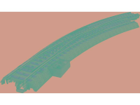 H0 MÃ¤rklin C rails (met ballastbed) 24772 Slanke wissel, Rechts 30 Â° Met handbediening