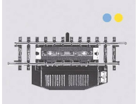 H0 MÃ¤rklin K rails (zonder ballastbed) 2297 Ontkoppelrails, Recht 90 mm Met elektromagnetische aandrijving
