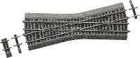 H0 RocoLine (met ballastbed) 42596 Kruising 230 mm 1 stuk(s)