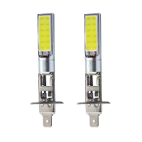 H1/H3 Paar Auto LED Mistlampen 10W Voor Mistlampen COB Chip Mist 6000K LED Koplamp Lichtgloeilamp Superwit voor Mistrijd