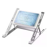 H1 MAX 2800RPM Halfgeleider Laptop Koelpad Snelle Gaming Laptop Koeler Stand Aluminiumlegering Verstelbare Angle Ergonom